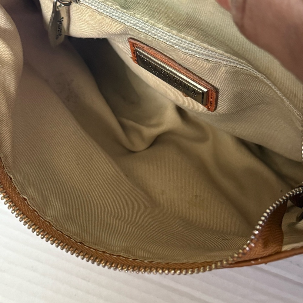 Valentina brown leather crossbody bag (B83) - Picture 6 of 11